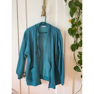Blair women’s size X – large blue zip up sweater vintage
